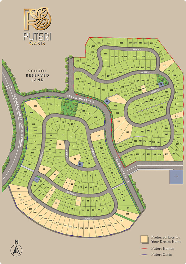 Puteri Oasis Site Plan